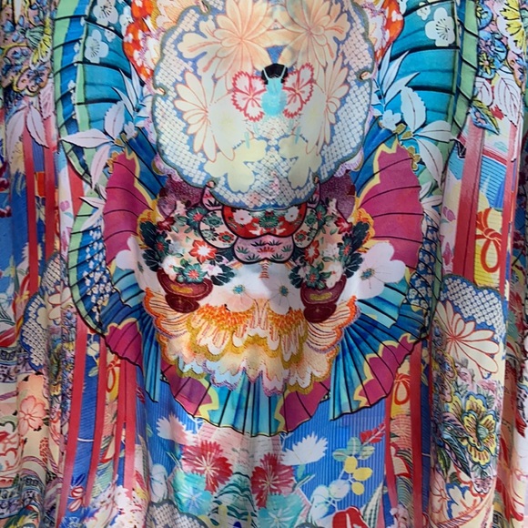 Camilla Kaftan Dress - a stunner , beautiful colours , one size fits all - Picture 9 of 9